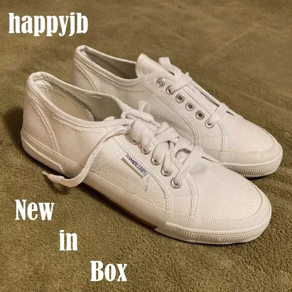 NIB Vintage Sam & Libby Jackie Canvas Shoes Sneakers Size 7.5 - Picture 3 of 13